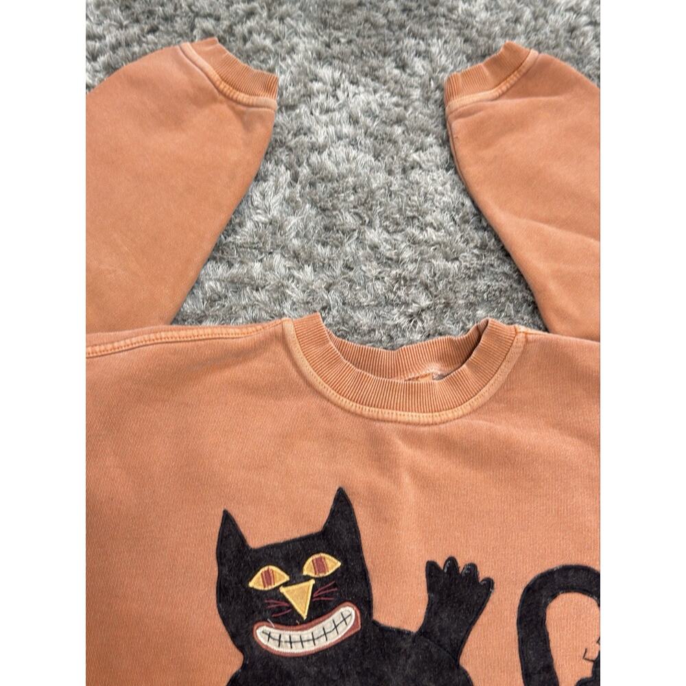 Authentic Pigment Vintage 90s Halloween Pullover Sweatshirt Unisex Size S - Picture 5 of 13